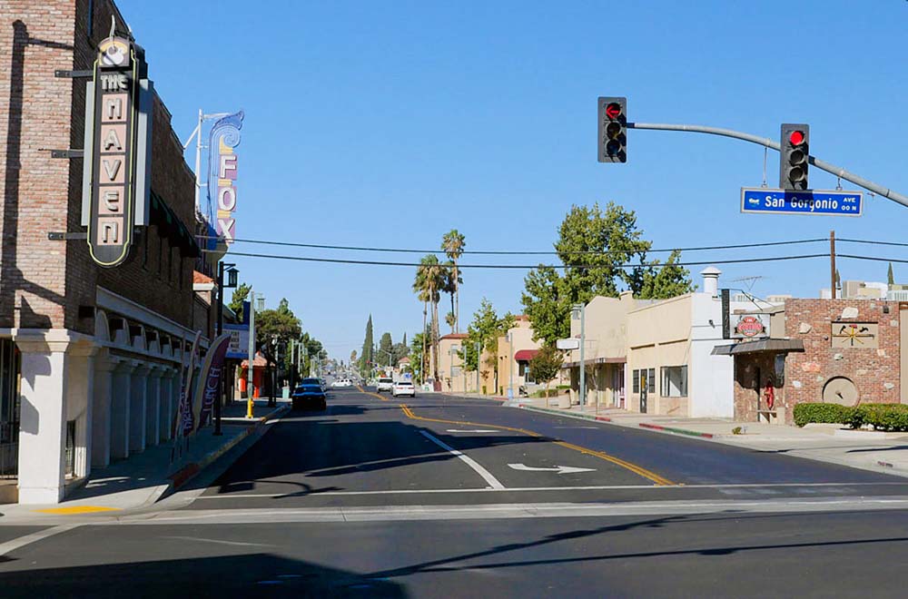 Downtown Banning looking west